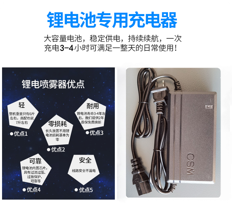 背負(fù)式鋰電動噴霧器